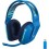 FONE DE OUVIDO HEADSET GAMER WIRELESS 7.1 RGB LOGITECH - LUX BLUE