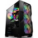 GABINETE GAMER MID ATX TOWER HAYON LATERAL VIDRO C/ COOLER FAN