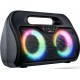 CAIXA SOM BLUETOOTH PORTÁTIL RGB USB P2 SD FM MULTILASER
