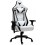 CADEIRA GAMER RAVEN RECLINAVEL C/ ALMOFADAS DESCANSO DE BRAÇO - BRANCA