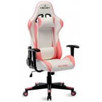 CADEIRA GAMER STRIKE RECLINAVEL GIRATORIA - BRANCO E ROSA