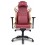 CADEIRA GAMER PIXER RECLINAVEL C/ APOIO PARA BRAÇOS - VERMELHA E DOURADA