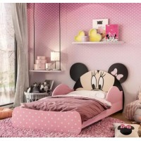 MINI CAMA CASA TEMA INFANTIL MINNIE DISNEY - PINK