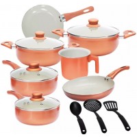 JOGO DE PANELAS MILANO C/ REVESTIMENTO CERAMICA