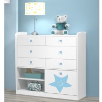 COMODA SOLTEIRO 6 GAVETAS - L'FRANCE