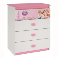 COMODA INFANTIL BARBIE 4 GAVETAS