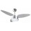 VENTILADOR DE TETO VENTISOL ALUMINIO 130W C/ 3 PAS