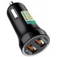 CARREGADOR VEICULAR TURBO USB TIPO C HREBOS