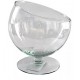TAÇA DE MESA VIDRO CRYSTALUX BOCA TORTA 13CM