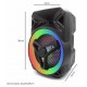 CAIXA DE SOM PORTATIL RGB 200W C/ BLUETOOTH USB FM SD