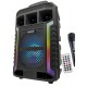 CAIXA DE SOM RGB 1000W C/ BLUETOOTH USB FM SD E MICROFONE