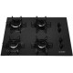 COOKTOP MUELLER 4 BOCAS ULTRA CHAMA 4100W BIVOLT - PRETO