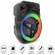 CAIXA DE SOM PORTATIL RGB 200W C/ BLUETOOTH USB FM SD