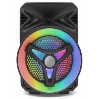CAIXA DE SOM PORTATIL RGB 200W C/ BLUETOOTH USB FM SD