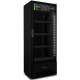 REFRIGERADOR EXPOSITOR VERTICAL 577L METALFRIO 1 PORTA C/ 4 PRATELEIRAS - PRETO