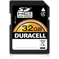 CARTAO DE MEMORIA CLASSE 4 SD/SDHC - DURACEL 32GB