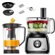 MULTIPROCESSADOR TURBO 7 EM 1 MONDIAL 1000W C/ LIQUIDIFICADOR 220V - PRETO