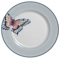 KIT 6 PRATOS SOBREMESA ALLEANZA BORBOLETA PADR&Atilde;O