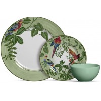JOGO DE JANTAR 12 PE&Ccedil;AS DE JANTAR CERAMICA C/ PRATOS E BOWLS