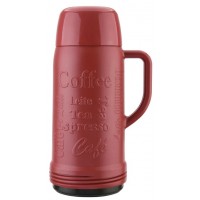 GARRAFA TERMICA INVICTA ARABICA 1L C/ TAMPA ROLHA - VERMELHA