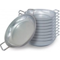 CONJUNTO 10 FRIGIDEIRAS PERGAMINHO COM AL&Ccedil;AS PARA POR&Ccedil;OES