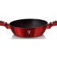 PANELA CAÇAROLA BERLINGER HAUS 24CM 2,3L MARMORE - VERMELHA