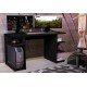 MESA GAMER PARA COMPUTADOR MDP C/ ESTANTE - PRETA