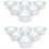KIT 12 TIGELAS BOWL 250ML LYOR DE VIDRO