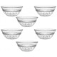 KIT 6 TIGELAS BOWL 240ML DALIA DE VIDRO