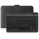 TECLADO SEM FIO PORTATIL DE COURO PARA CELULAR C/ CAPA PROTETORA