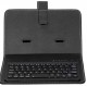 TECLADO SEM FIO PORTATIL DE COURO PARA CELULAR C/ CAPA PROTETORA