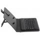 TECLADO SEM FIO PORTATIL DE COURO PARA CELULAR C/ CAPA PROTETORA