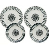 JOGO DE PRATOS 8 PC OXFORD RASO E FUNDO DONNA FOLK