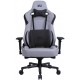 CADEIRA GAMER DT3 RECLINAVEL C/ ALMOFADAS APOIO DE BRAÇO 4D - CINZA
