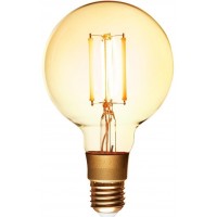LAMPADA DE FILAMENTO REDONDA 5.5W KABUM RETRO C/ GOOGLE ASSISTANT E ALEXA