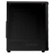 GABINETE GAMER MID TOWER LATERAL VIDRO MANCER C/ 3 FANS - PRETO
