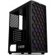 GABINETE GAMER MID TOWER LATERAL VIDRO MANCER C/ 3 FANS - PRETO