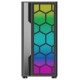 GABINETE GAMER K MEX MID TOWER LATERAL VIDRO C/ RGB - PRETO