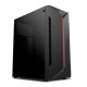 GABINETE GAMER MANCER ATX LATERAL ACRILICO - PRETO