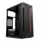 GABINETE GAMER MANCER ATX LATERAL ACRILICO - PRETO