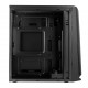 GABINETE GAMER AIGO ATX LATERAL ACRILICO C/ LED - PRETO