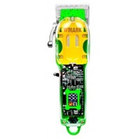 MAQUINA DE CORTAR CABELO WMARK TRANSPARENTE 12MM C/ 4 PENTES BIVOLT