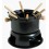 PANELA APARELHO DE FONDUE 11 PC 1,60L - PRETO