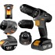 FURADEIRA E PARAFUSADEIRA IMPACTO 3.8 A BATERIA WAP C/ MALETA KIT BROCAS E BITS BIVOLT