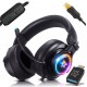 FONE DE OUVIDO HEADSET GAMER ADAMANTIUN RGB C/ MICROFONE CANCELAMENTO DE RUIDO USB