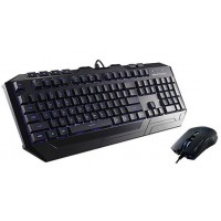 TECLADO E MOUSE KIT GAMER USB NEON LED AZUL 