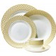 APARELHO DE JANTAR 20 PEÇAS FRATELLI PORCELANA - GOLDEN