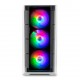 GABINETE ATX MANCER MID TOWER C/ 4 FANS LATERAL VIDRO - BRANCO