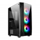 GABINETE GAMER ATX ALSEYE MID TOWER C/ LATERAL VIDRO - PRETO