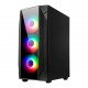 GABINETE GAMER ATX ALSEYE MID TOWER C/ LATERAL VIDRO - PRETO